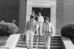 RTS Jackson students leaving chapel
